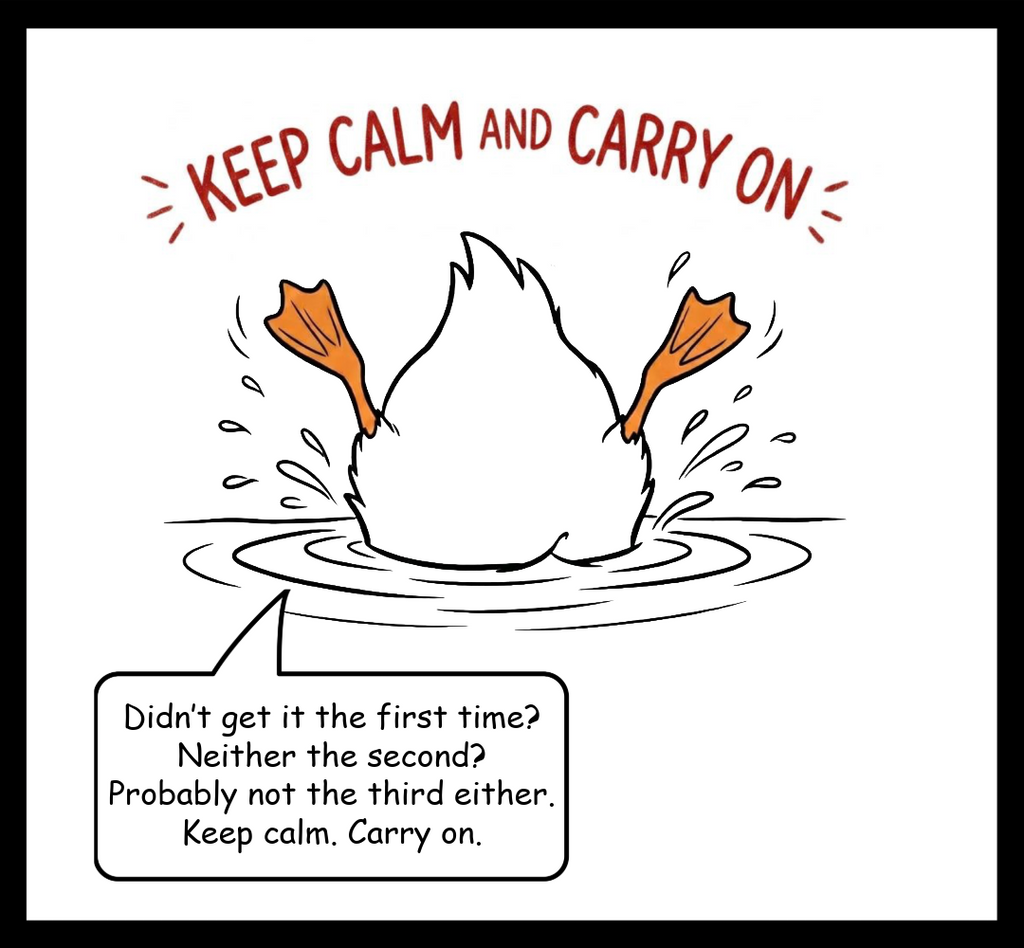 Poco a Poco Keep Calm and Carry on | Organic Cotton T-Shirt