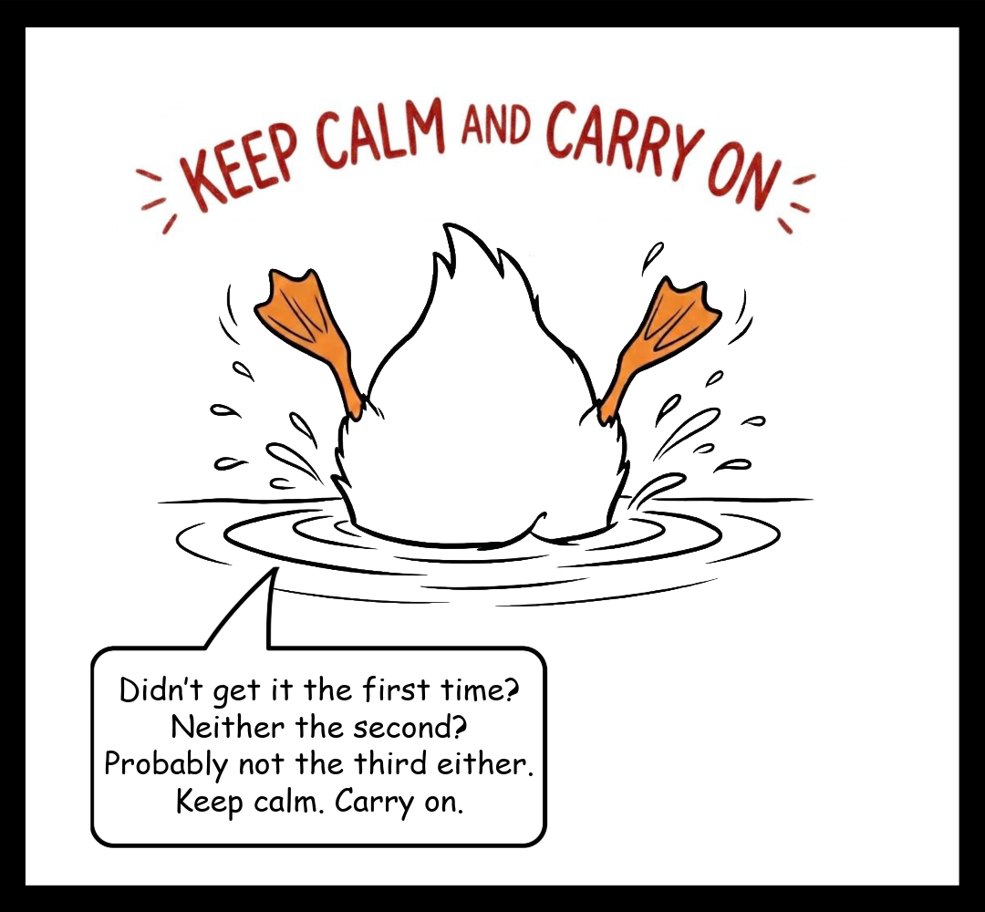 Poco a Poco Keep Calm and Carry on | Organic Cotton T-Shirt