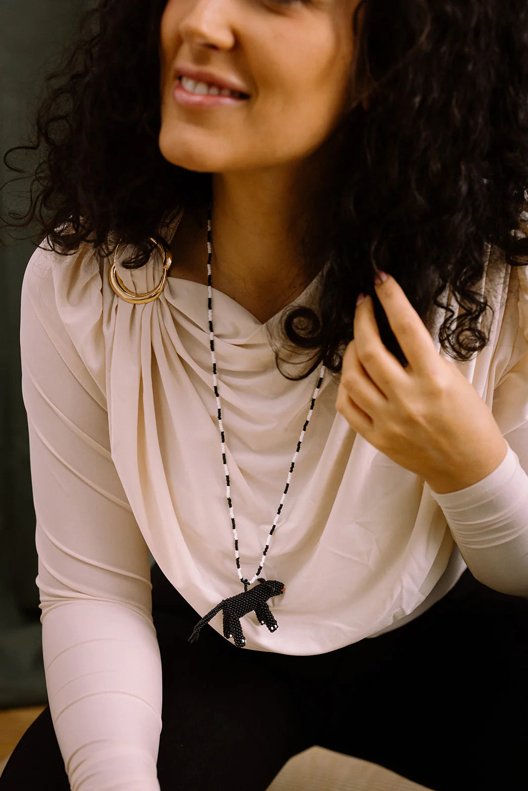 LisAguilar Panther Necklace