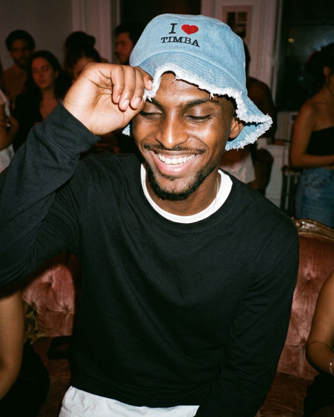 I ❤️ TIMBA | Denim bucket hat