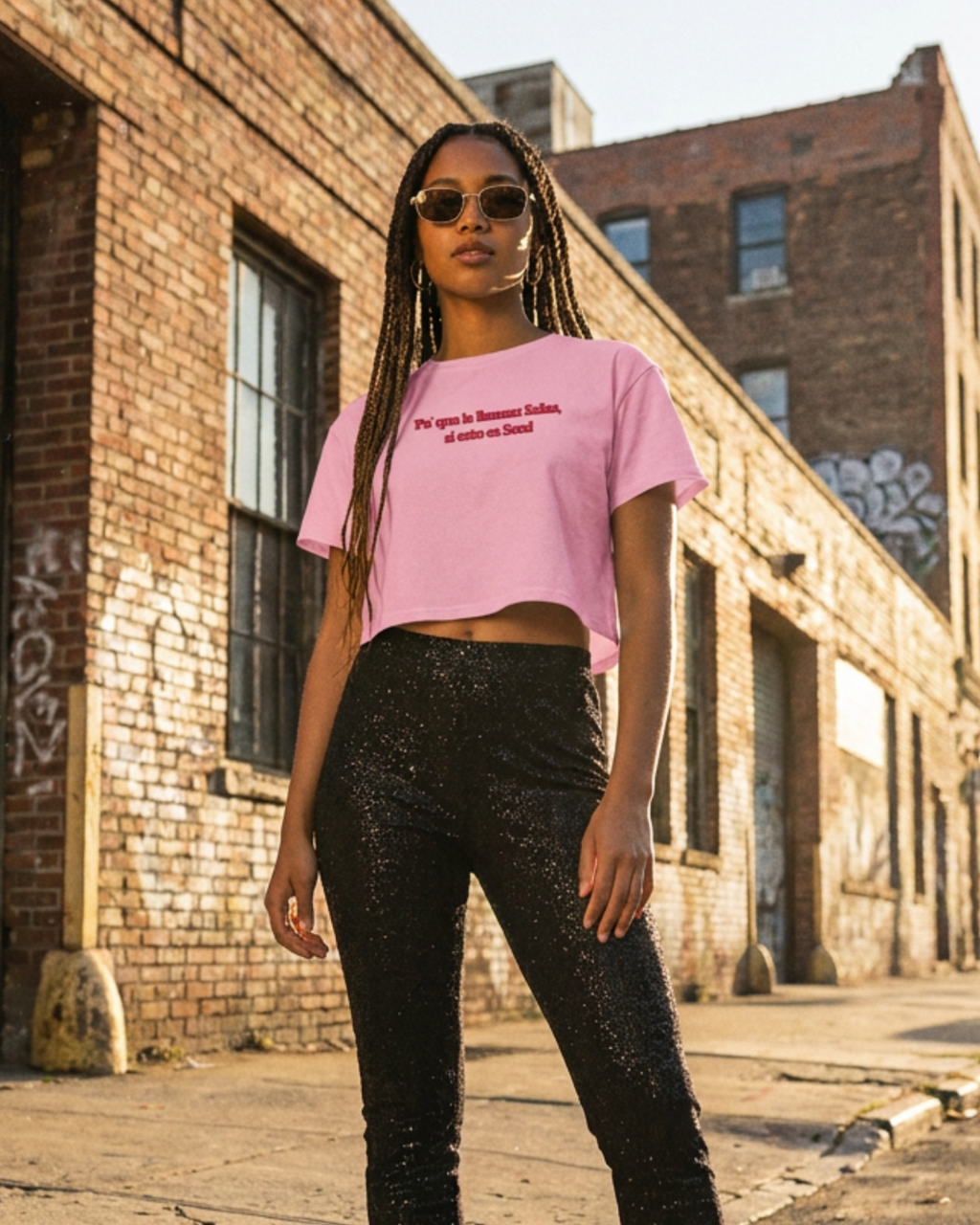 Pa’ que le llaman salsa, si esto es son! | Cotton Latin Dance Streetwear Crop Top